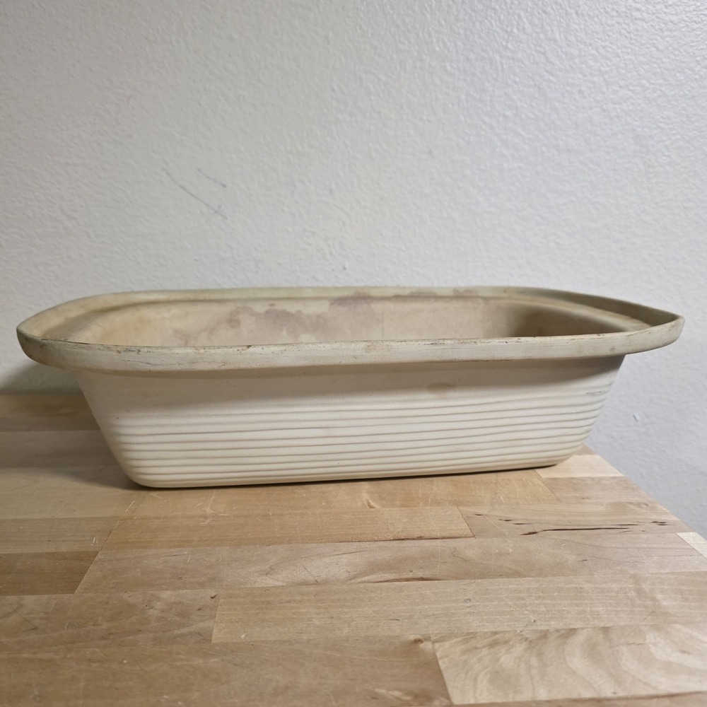 Pampered Chef Family Heritage Stoneware Collection Large Roasting Pan 17x11x4 US - Picture 3 of 9